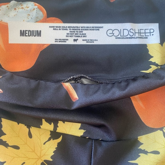 NWOT GOLDSHEEP Fall Leggings Full Length - Picture 6 of 10